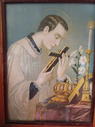 Cuadro capilla san luis gonzaga