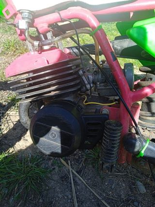 Moto mecatecno restaurada