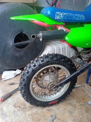 Moto mecatecno restaurada