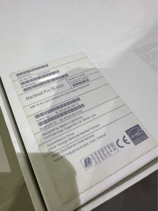 MacBook Pro i7 Touch 15 pulgadas mediadios 2017