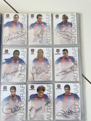 Album cromos FC Barcelona campeón 2005