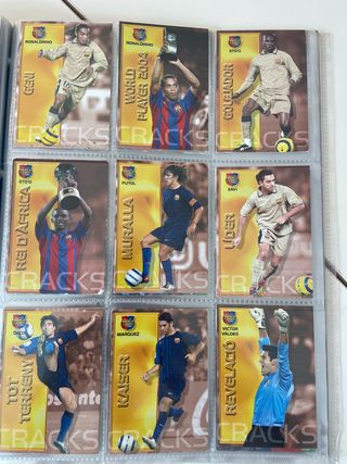 Album cromos FC Barcelona campeón 2005