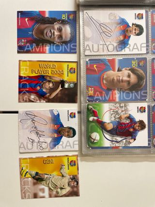 Album cromos FC Barcelona campeón 2005
