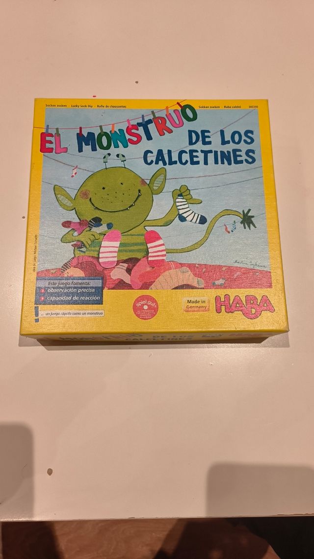 Juego El monstruo de los calcetines