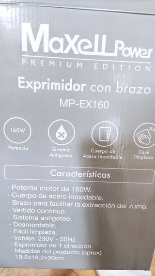 Exprimidor eléctrico 