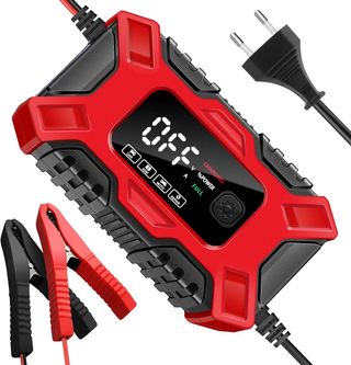 (Nuevo) Cargador Baterías Coche-Moto 12V 6A LCD