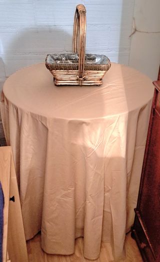 Mesa camilla 70 cm vestida 