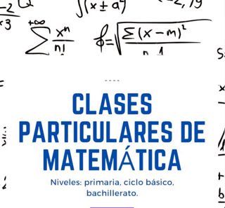 Clases particulares matemáticas