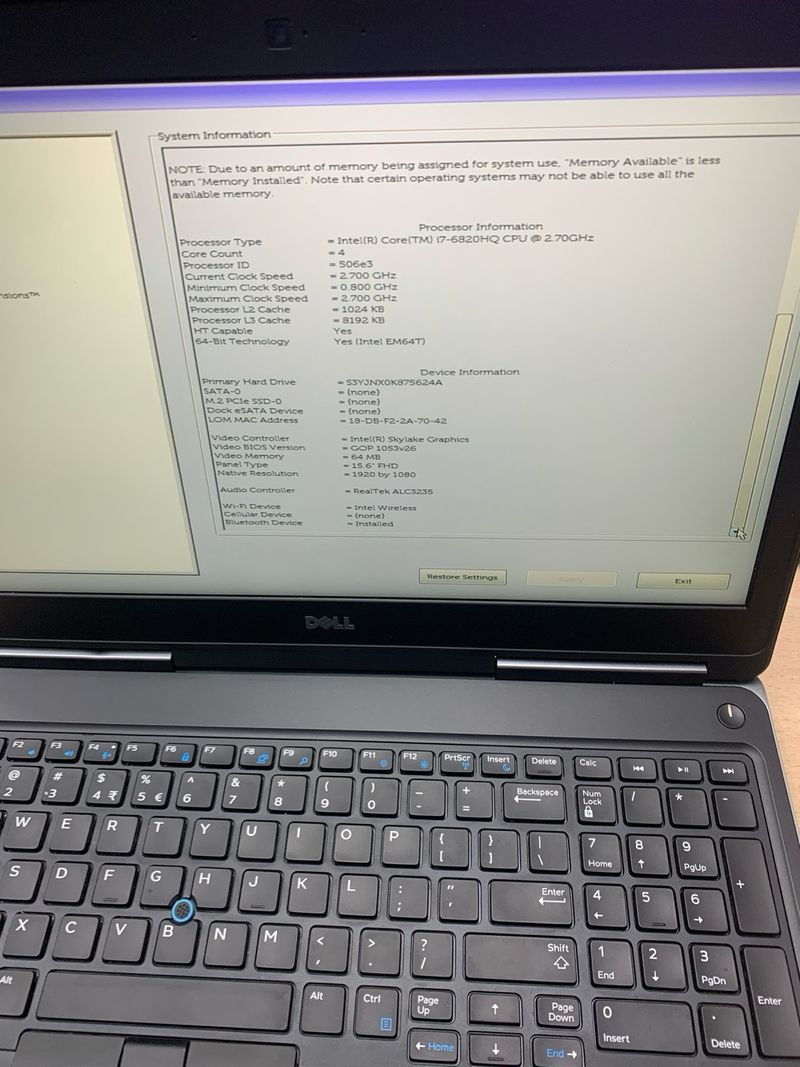 Workstation Dell precision 7510 afbeelding 3