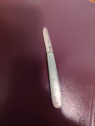 Navajita inglesa vintage de plata