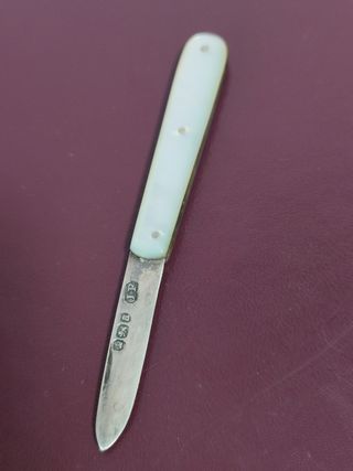 Navajita inglesa vintage de plata