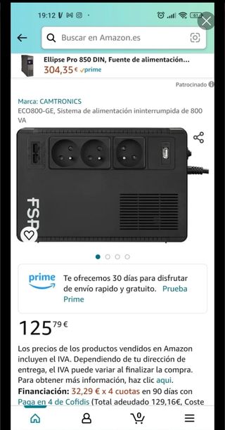 Sistema de Alimentación Ininterrumpida SAI