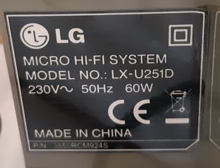 RADIO-CD-USB marca LG LX-U251