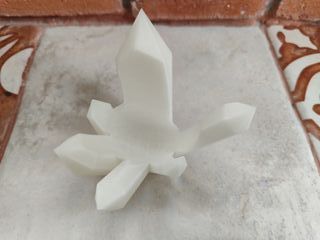 3D Ocarina 12 con soporte cristales minerales - Z