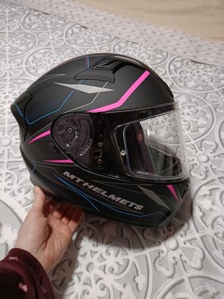 Casco MT helmets moto mujer