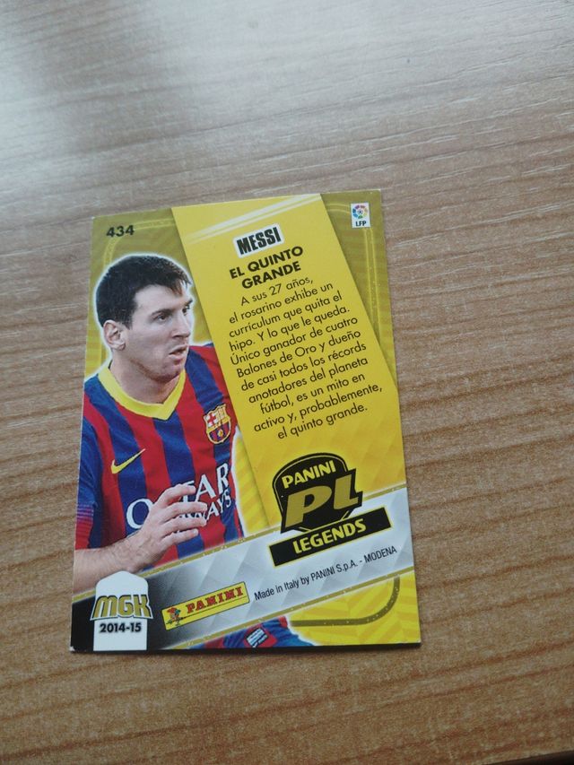 Messi de434 Panini Legends mgk 2014-2015 