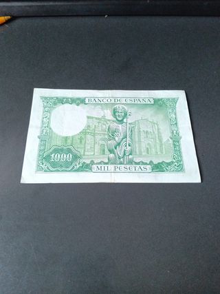 Billete 1000 pesetas 1965