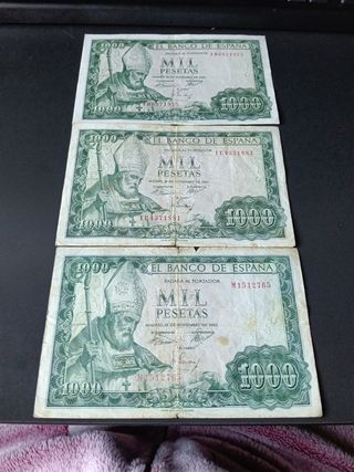 Billete 1000 pesetas 1965