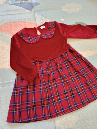 Abiti rossi natalizi tg 9-12 mesi