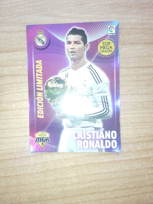 Cromo cristiano Ronaldo edición limitada 345 b