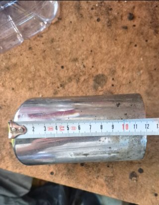 Embellecedor cola escape BMW 320/330ci E46