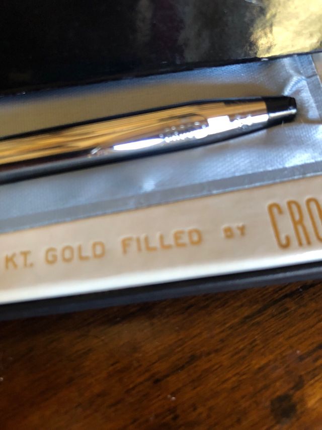 Penna Antica Cross oro 12kt