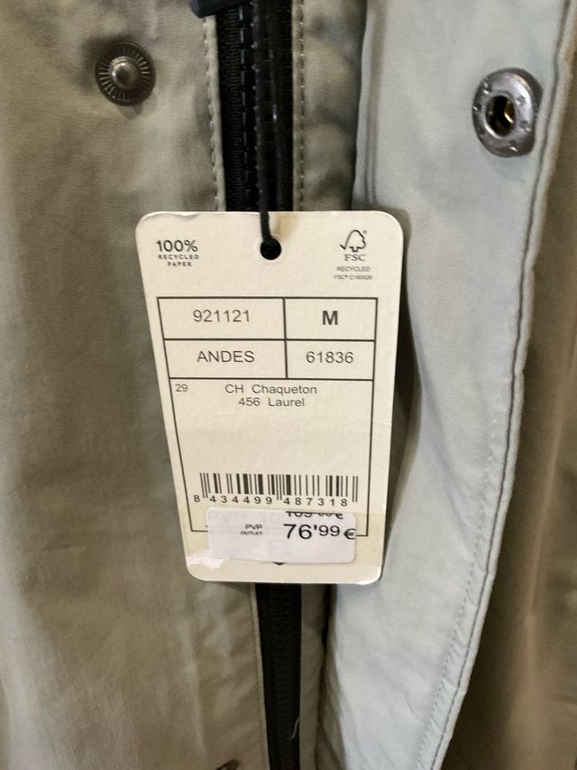 Abrigo Parka Boston. Talla M