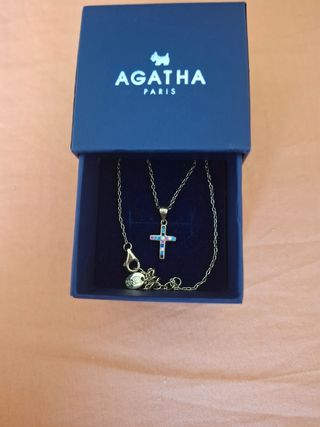 Collar AGATHA paris de plata de ley925 .