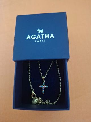Collar AGATHA paris de plata de ley925 .