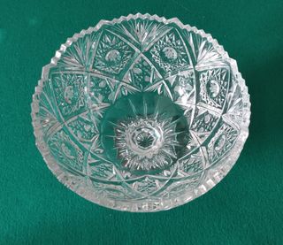 CENTRO DE MESA DE CRISTAL DE BOHEMIA