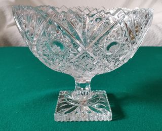 CENTRO DE MESA DE CRISTAL DE BOHEMIA