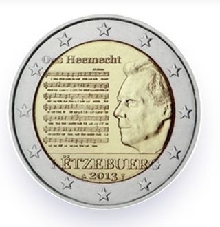 MONEDA DE 2 EUROS LUXEMBURGO 2013 S C