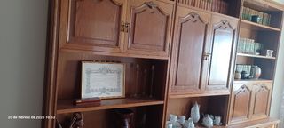 Mueble de salón, madera de roble