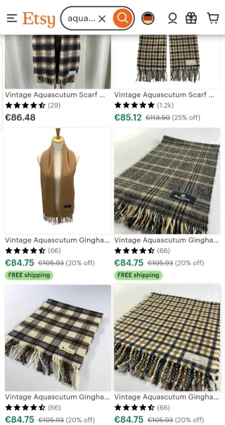 NUEVO. CASHMERE BUFANDA AQUASCUTUM