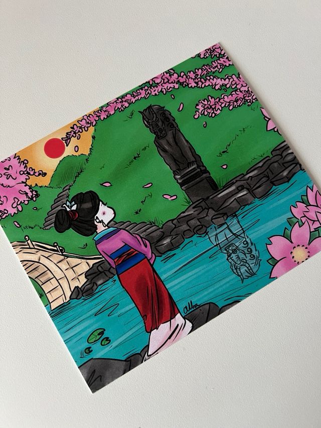 Lamina fanart Mulan disney