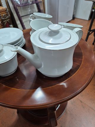 Juego de té de porcelana alemán 