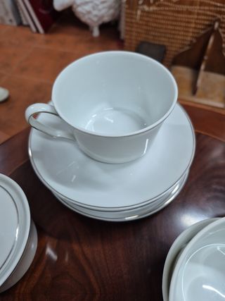 Juego de té de porcelana alemán 
