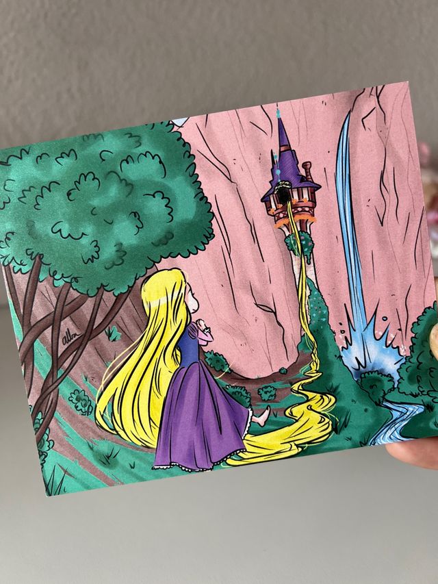 Lamina fanart Rapunzel disney
