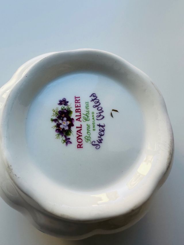 Bandeja azucarero lechera Royal albert