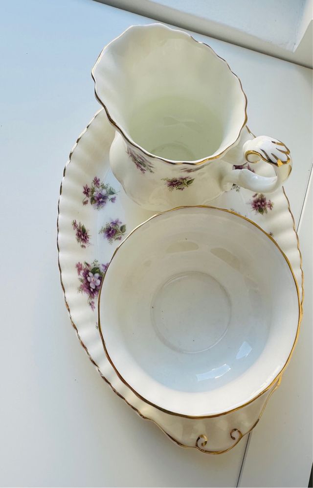 Bandeja azucarero lechera Royal albert