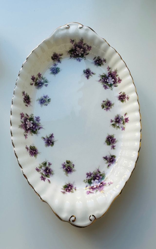 Bandeja azucarero lechera Royal albert