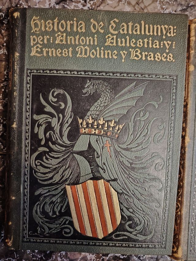 Libro Historia de Catalunya 1922 2 tomos