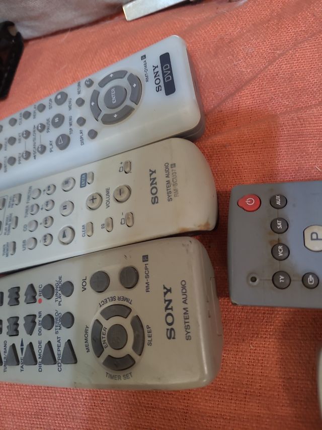 Mandos equipos sonido