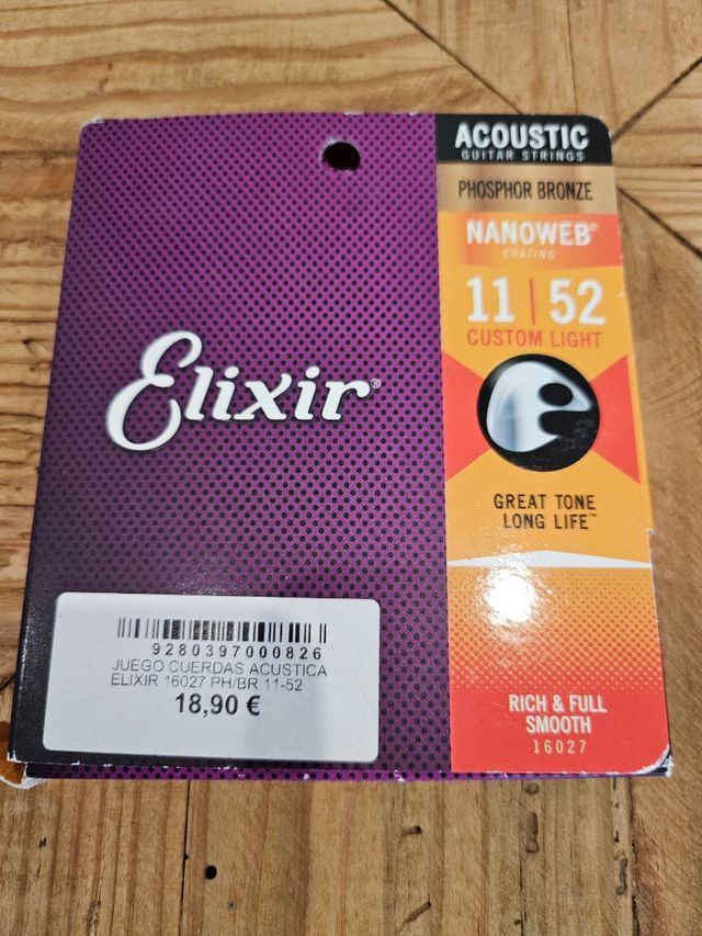 Cuerdas de guitarra Elixir