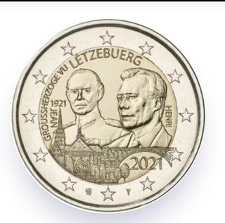 MONEDAS DE 2 EUROS LUXEMBURGO 2021 S C