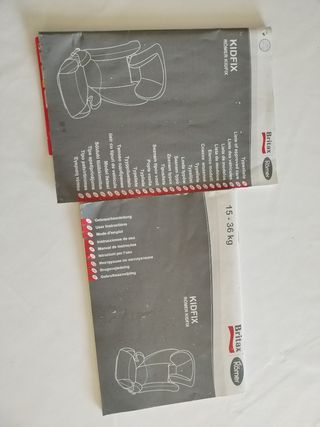 Silla coche Römer grupo 2-3 Isofix - SEGURIDAD TOP