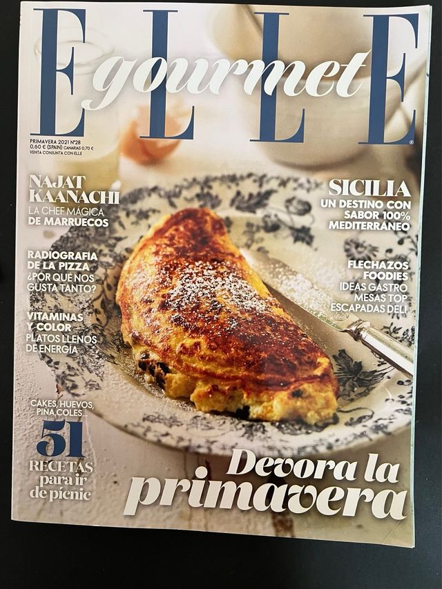 Lote de Revistas Elle Gourmet