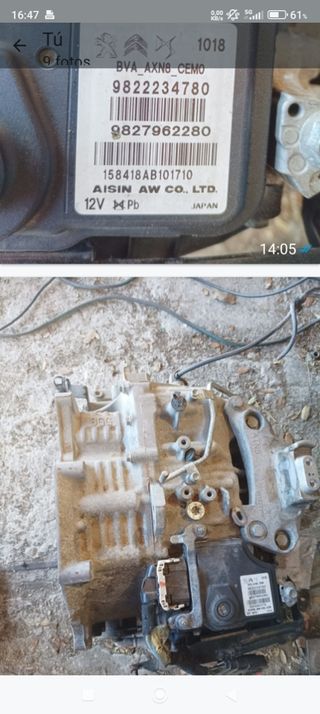Caja de cambios automática Peugeot 