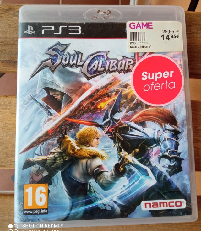 Caja Soul Calibur para PS3
