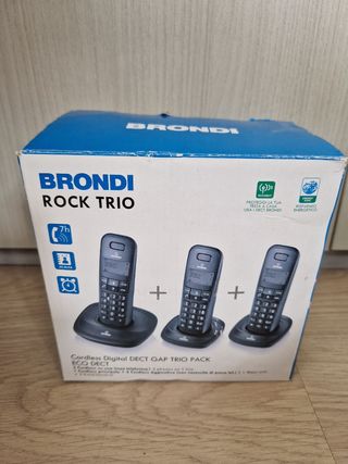 Cordless trio Brondi tre telefoni